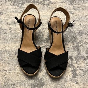 Lucky Brand Women's Maeylee Espadrille Wedge Sandals